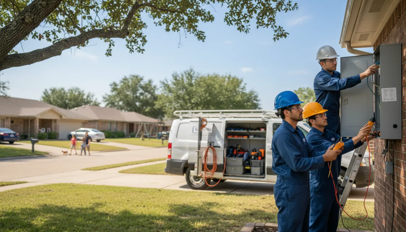 Certified electrician providing emergency electrical services in Vienna, VA